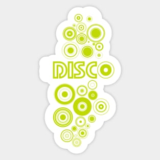 Disco lime Sticker